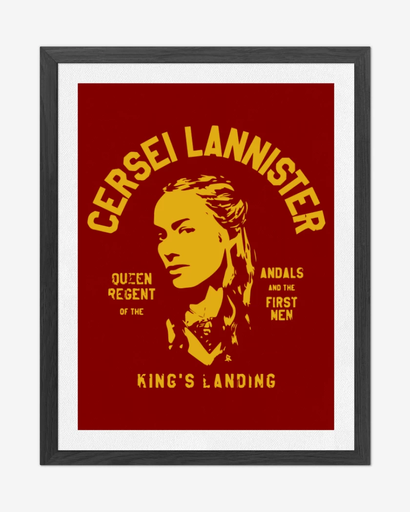 Cuadro decorativo Cersei Lannister