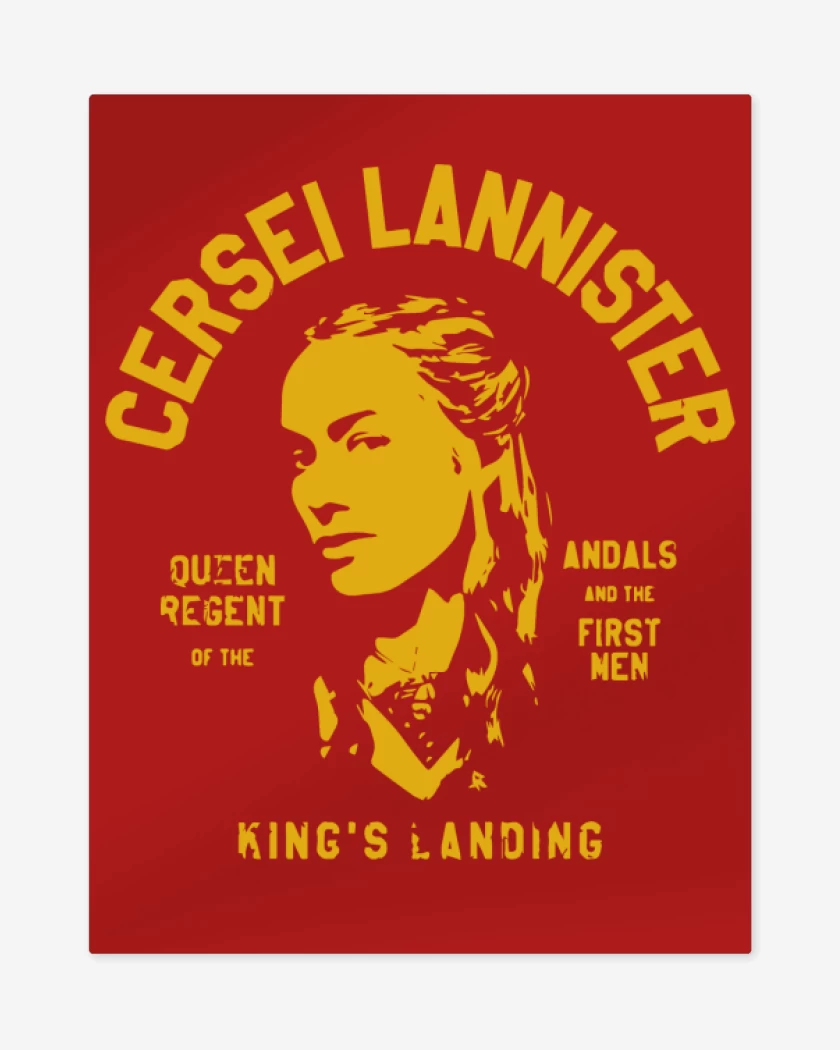 Print metalico Cersei Lannister