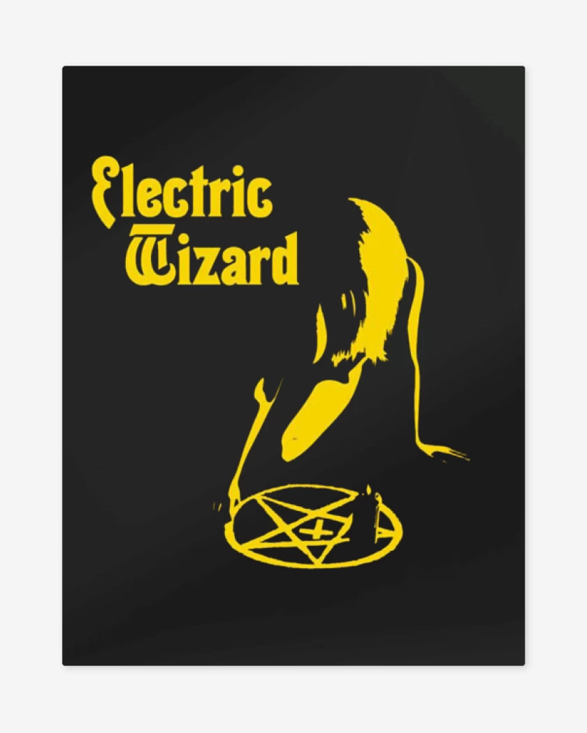 Print metalico Electric wizard