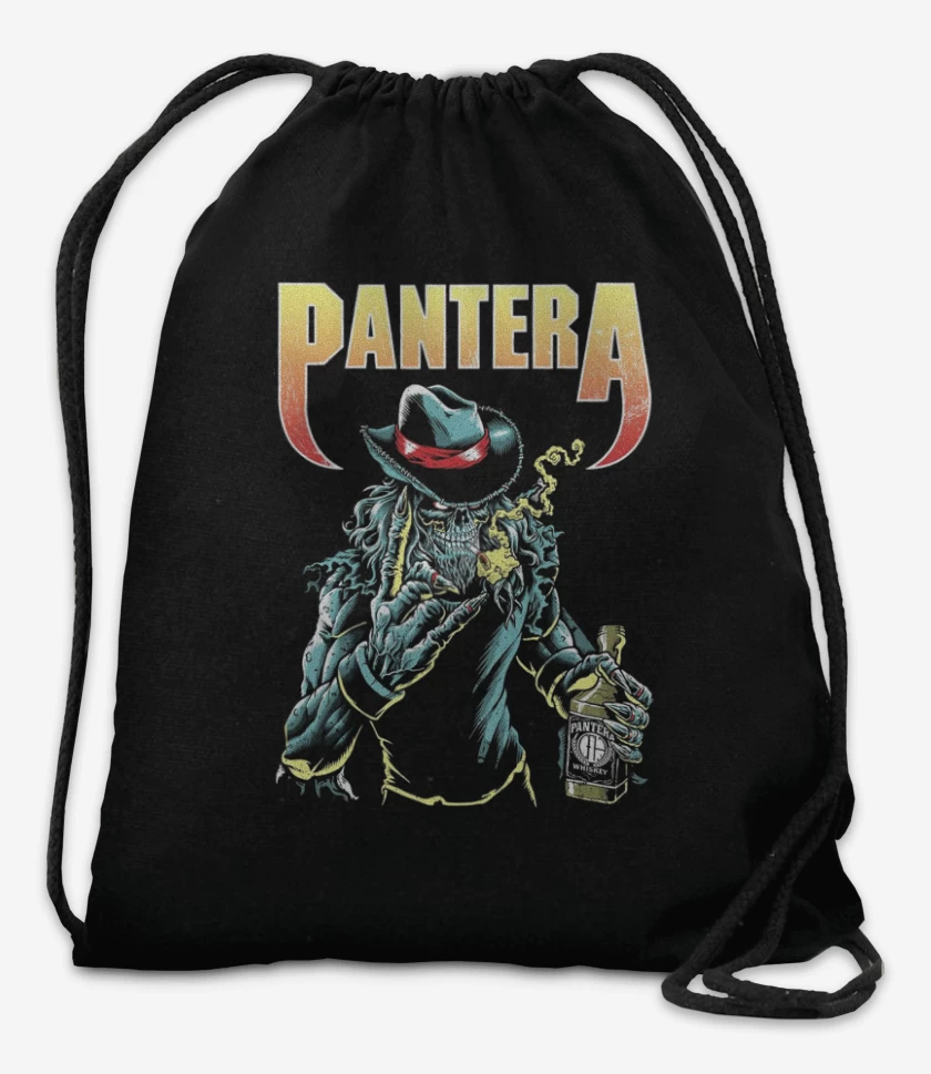 Mochila Negro de Pantera skull