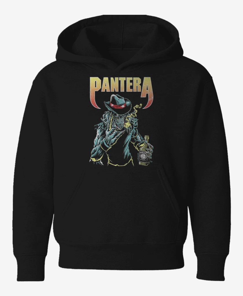 Poleron de niño Negro de Pantera skull