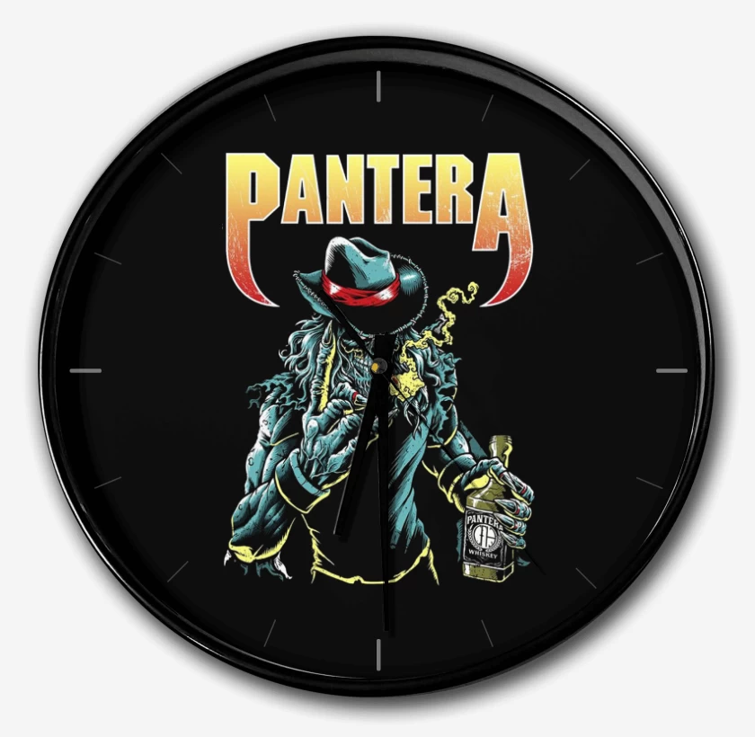 Reloj Negro de Pantera skull