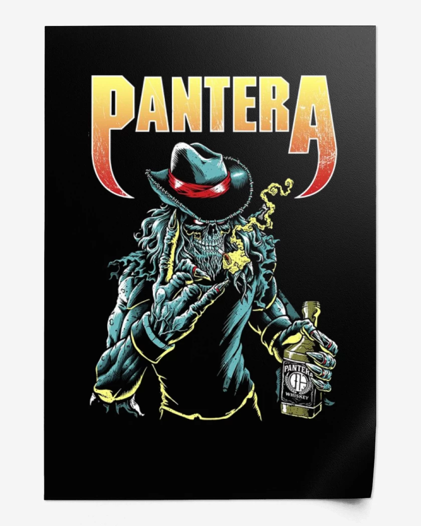 Print Pantera skull