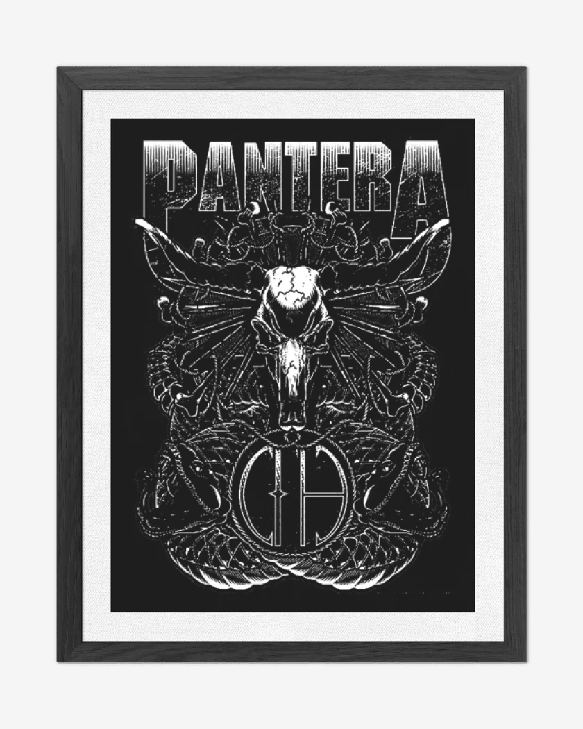 Cuadro decorativo Negro de Pantera CFH
