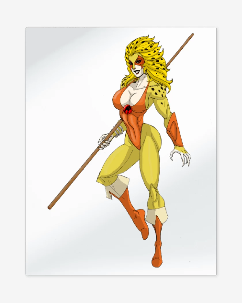 Print metalico Blanco de Thundercats 2