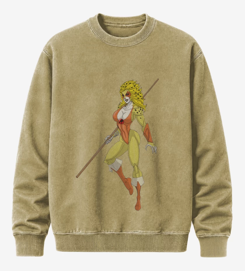 Poleron Polo Acid Wash Beige de Thundercats 2
