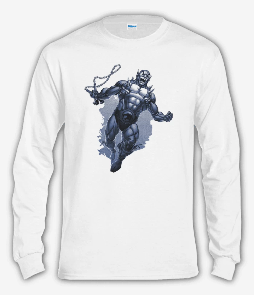 Polera manga larga Blanco de Personaje Gatuno