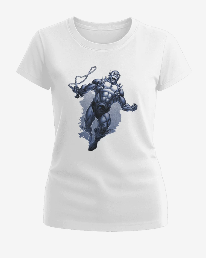 Polera de Mujer Blanco de Personaje Gatuno