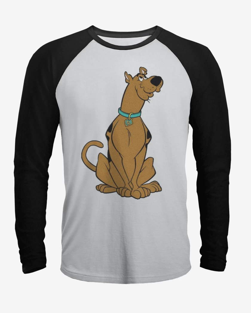 Polera Raglan scooby doo