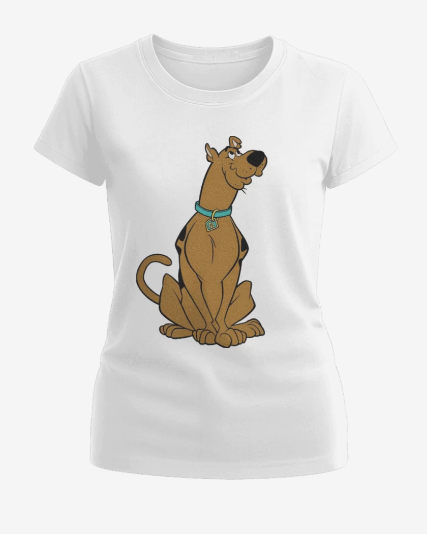 Polera de Mujer Blanco de scooby doo