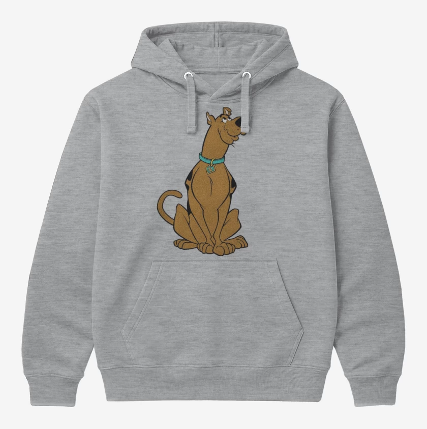 Polerón Canguro Gris Melange de scooby doo