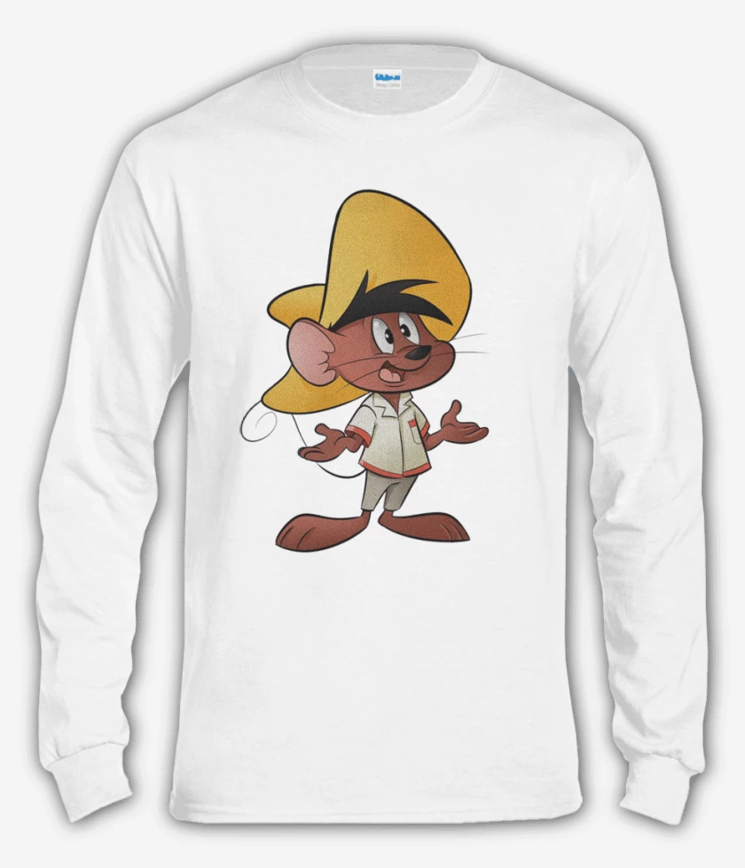 Polera manga larga Blanco de Speedy Gonzalez