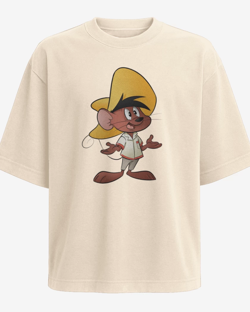 Polera Oversize Beige de Speedy Gonzalez
