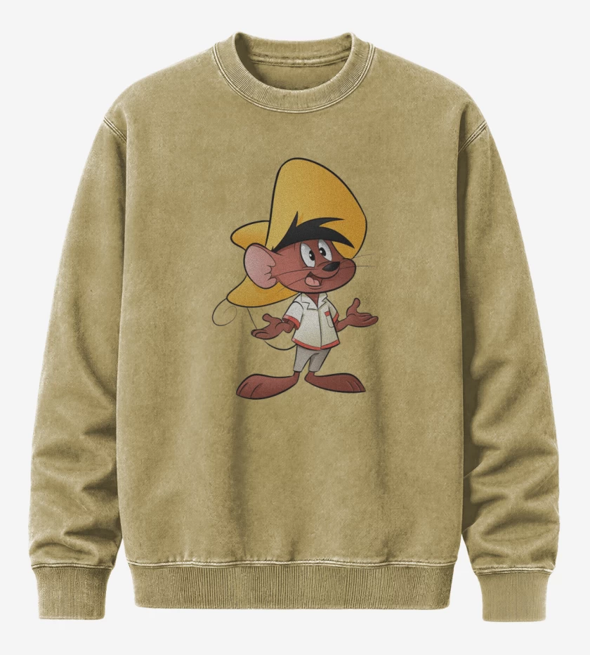Poleron Polo Acid Wash Beige de Speedy Gonzalez