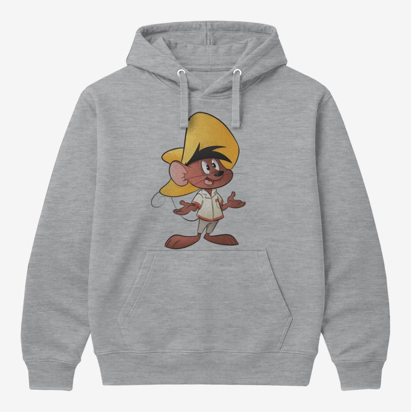 Polerón Canguro Gris Melange de Speedy Gonzalez
