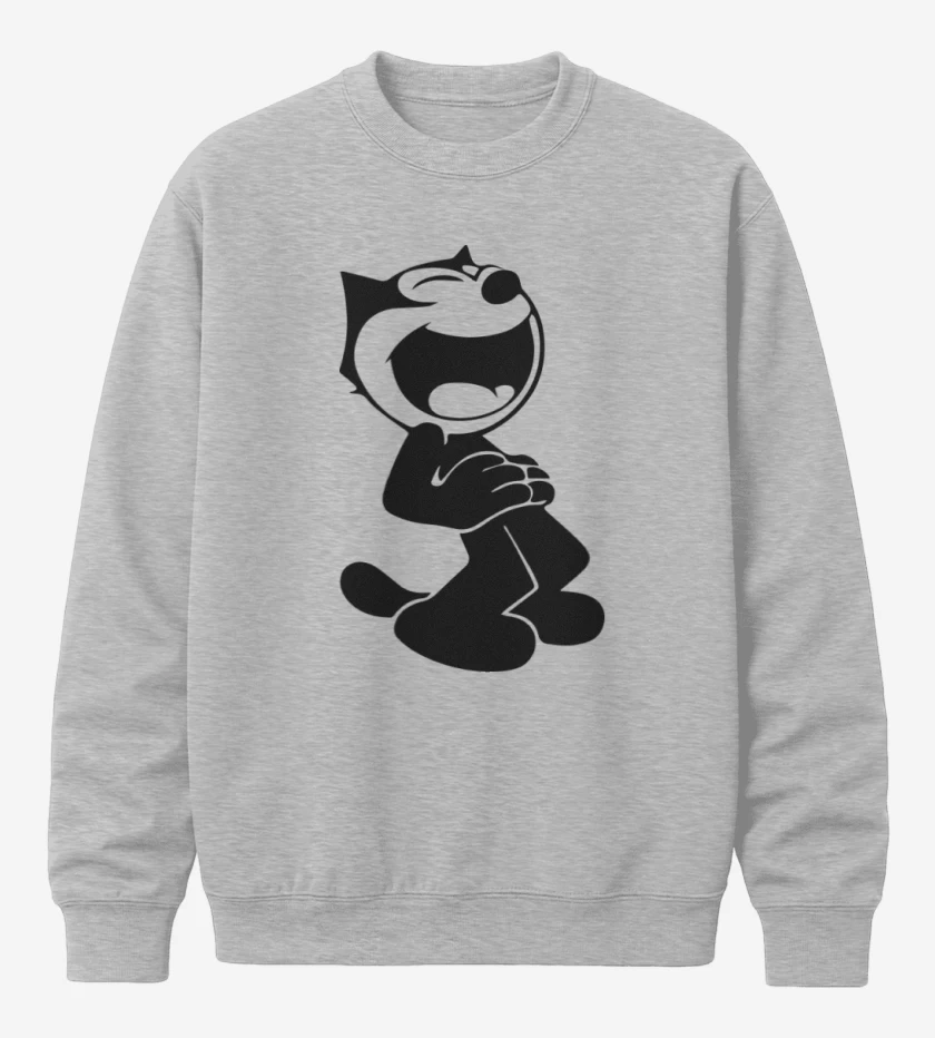 Poleron polo Gris Melange de Gato felix 