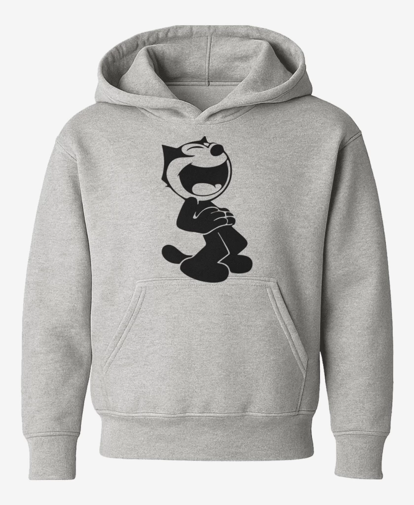 Poleron de niño Gris Melange de Gato felix 