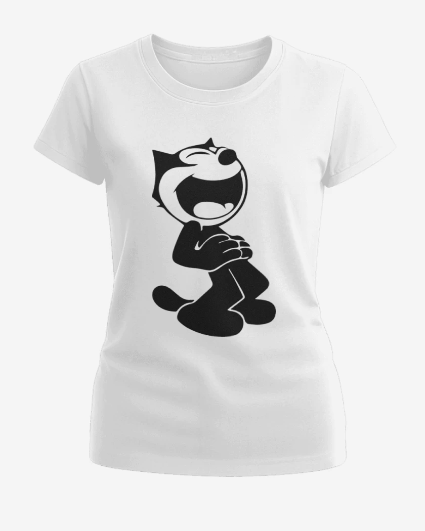 Polera de Mujer Gato felix 