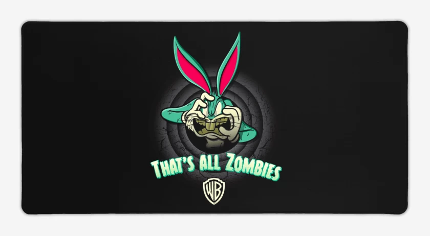 Mouse pad Gamer Negro de Tunes zombie