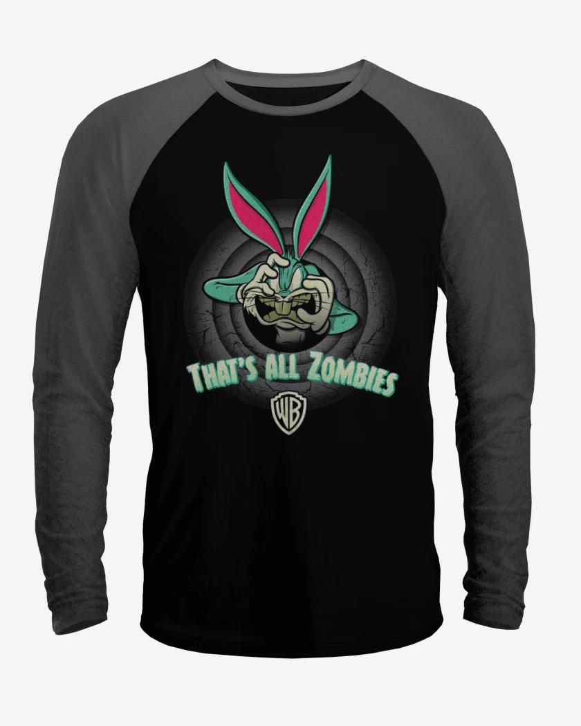 Polera Raglan Tunes zombie