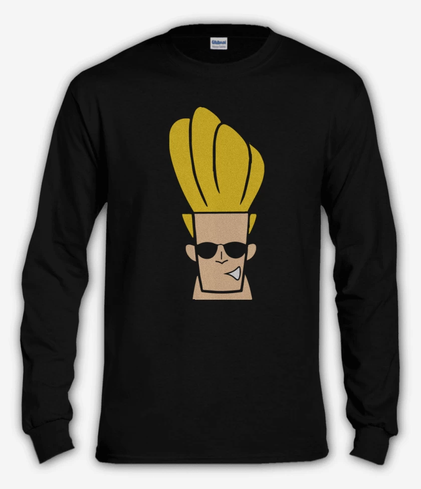 Polera manga larga Negro de Jhonny Bravo