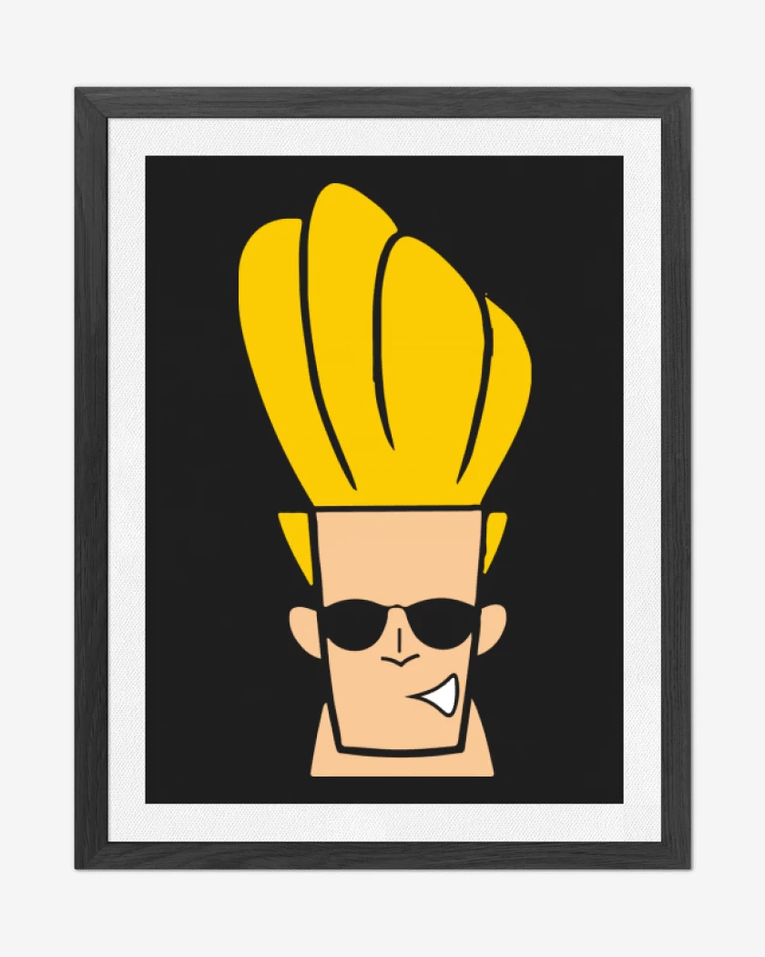Cuadro decorativo Negro de Jhonny Bravo