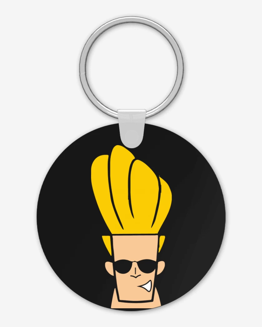 Llavero Negro de Jhonny Bravo