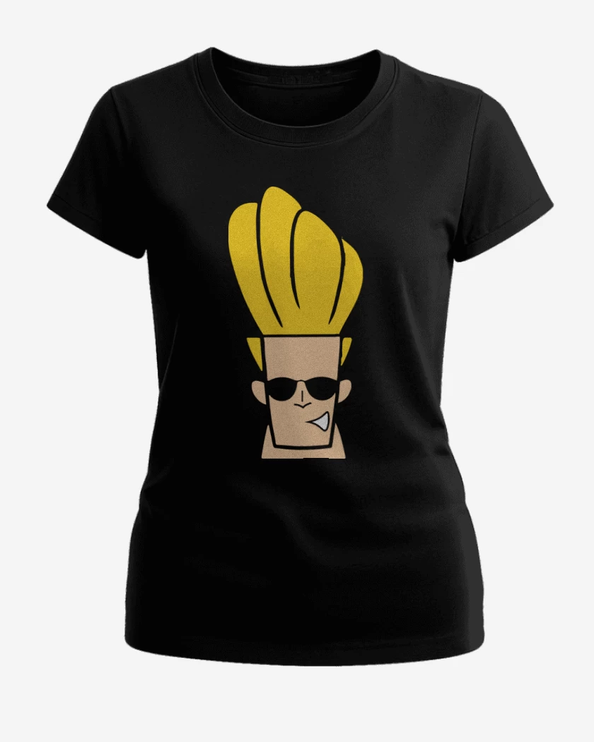 Polera de Mujer Negro de Jhonny Bravo