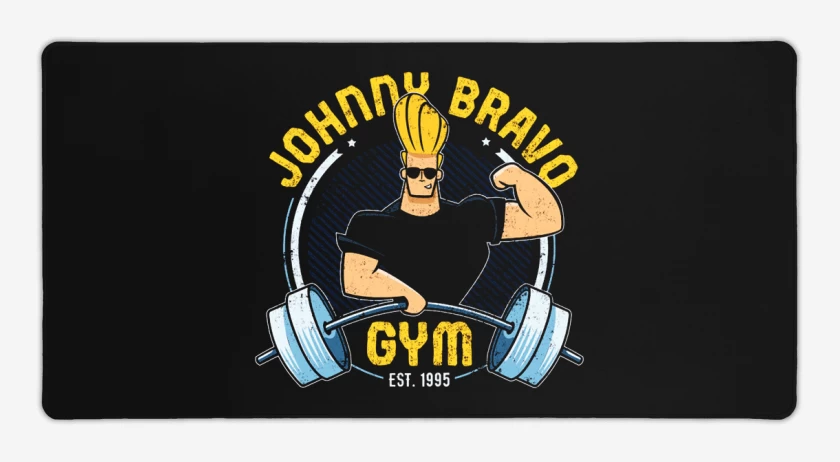 Mouse pad Gamer Johnny Bravo gym