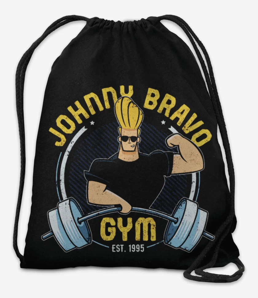 Mochila Negro de Johnny Bravo gym