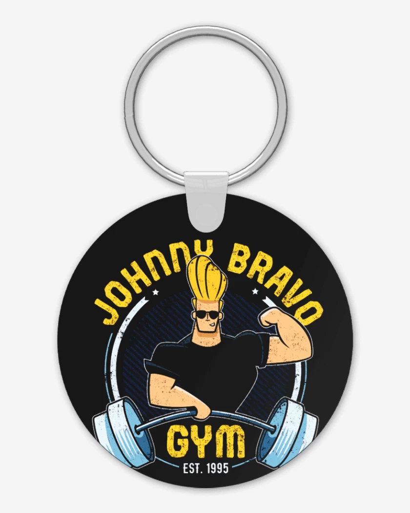 Llavero Johnny Bravo gym