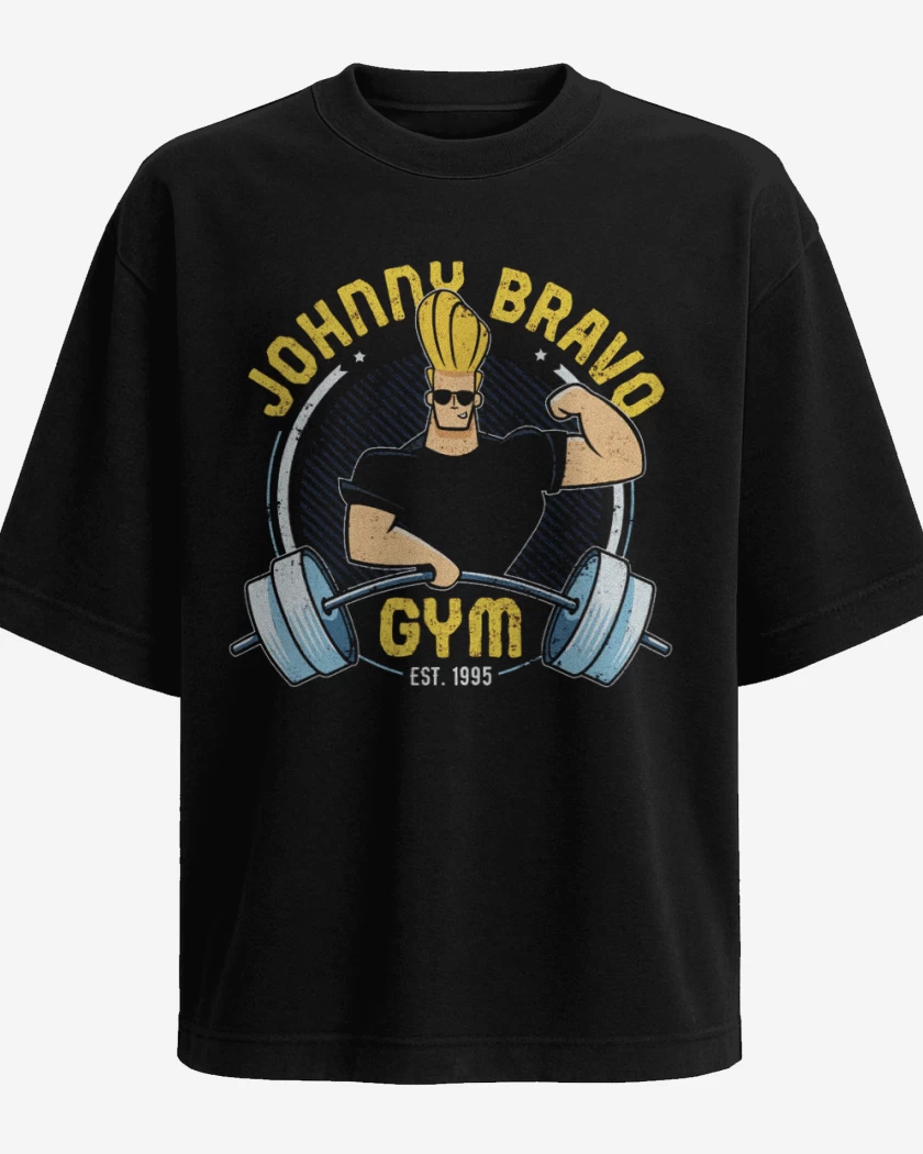 Polera Oversize Johnny Bravo gym