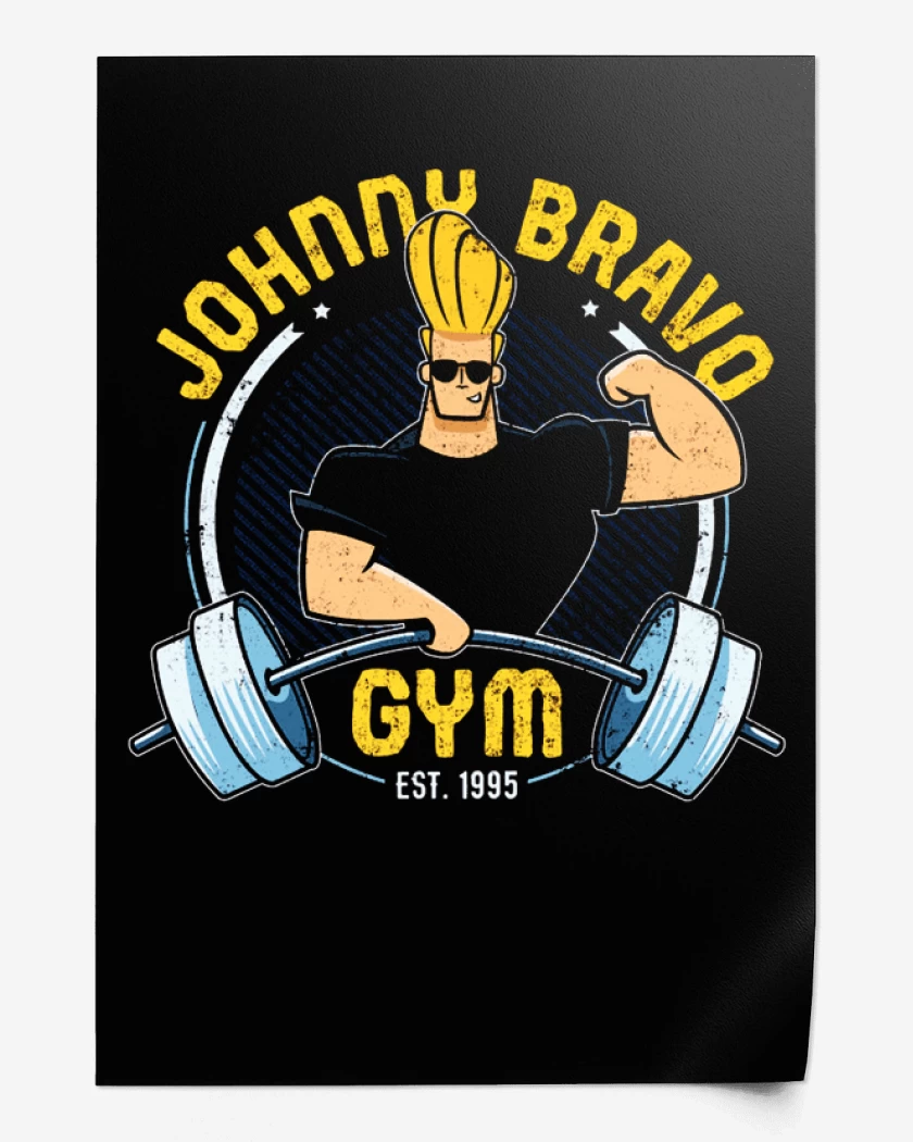 Print Johnny Bravo gym