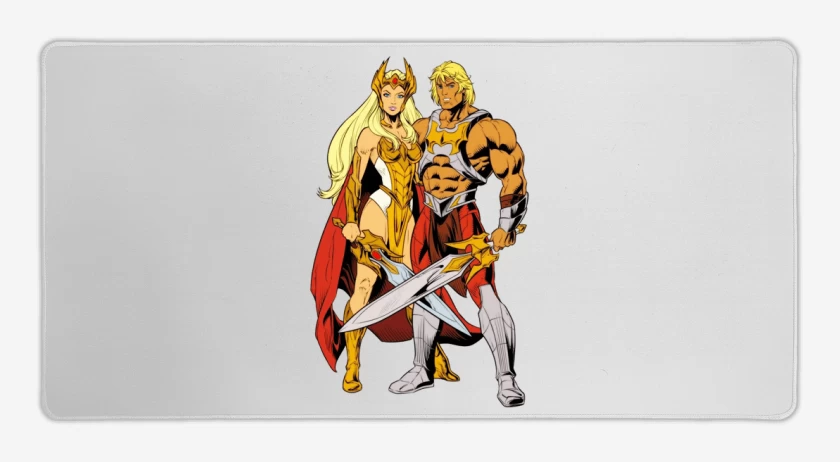 Mouse pad Gamer She Ra y He Man