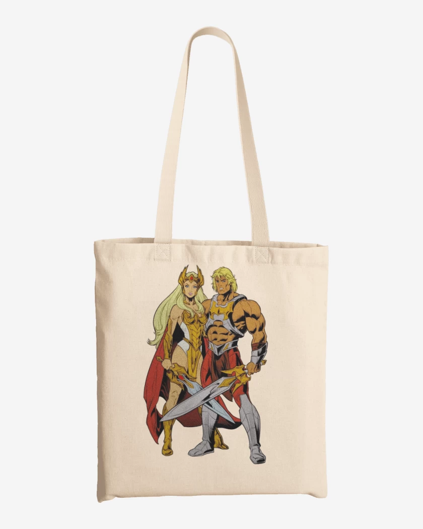 Totebag She Ra y He Man