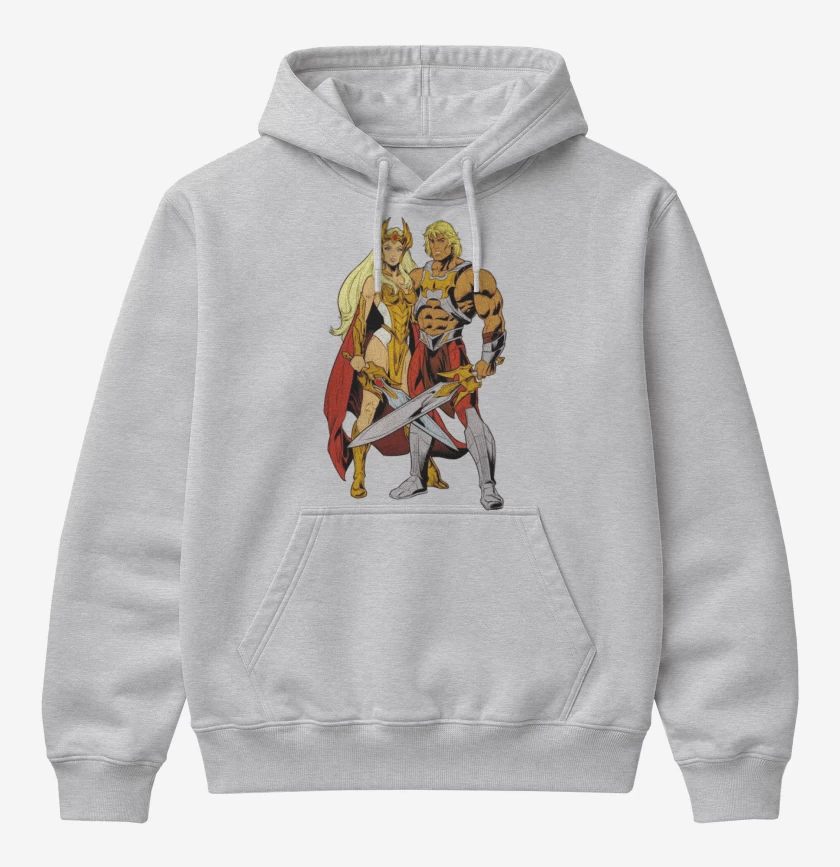 Poleron Canguro básico She Ra y He Man