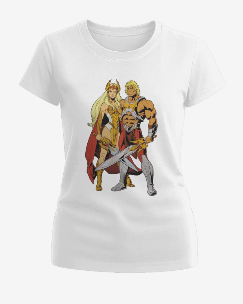 Polera de Mujer She Ra y He Man