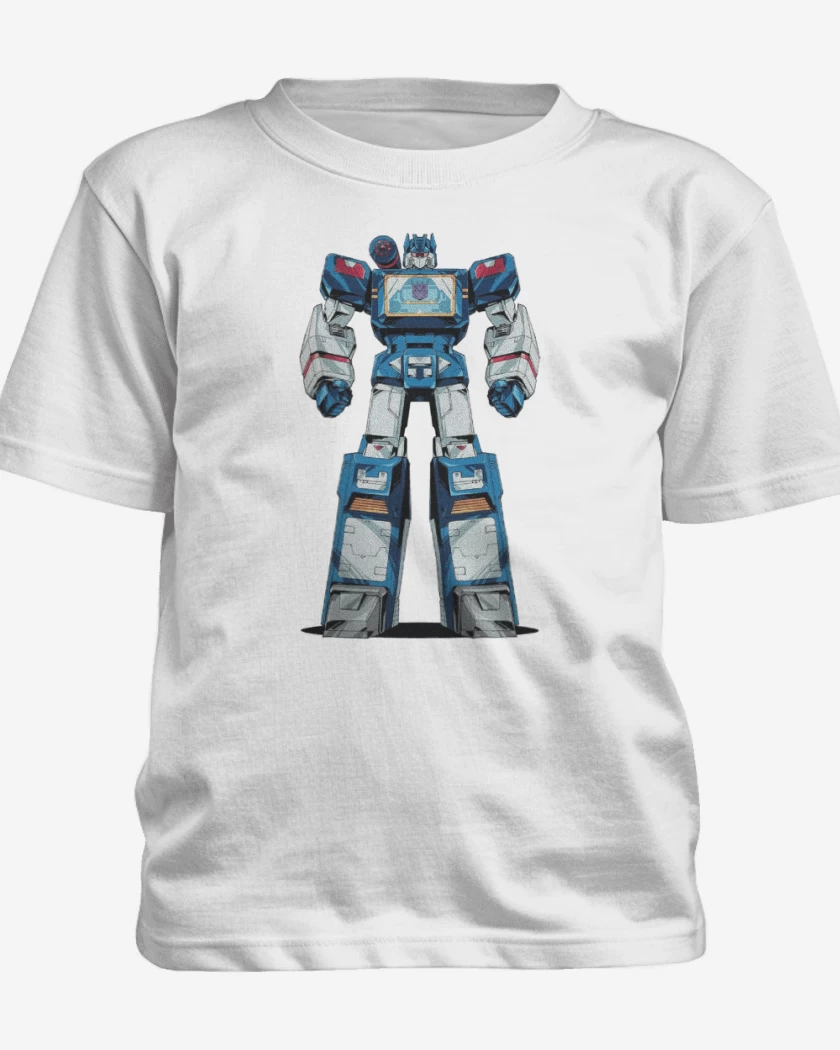 Polera de niño Blanco de Transformer soundwave