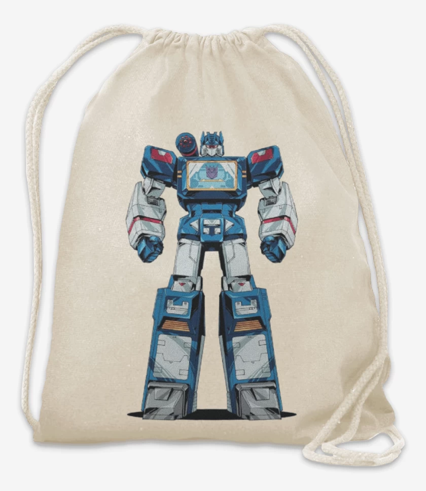 Mochila Blanco de Transformer soundwave