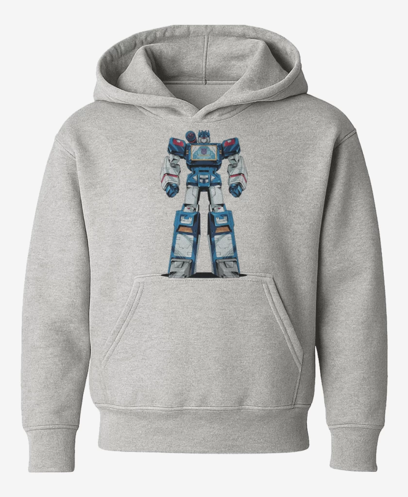 Poleron de niño Gris Melange de Transformer soundwave