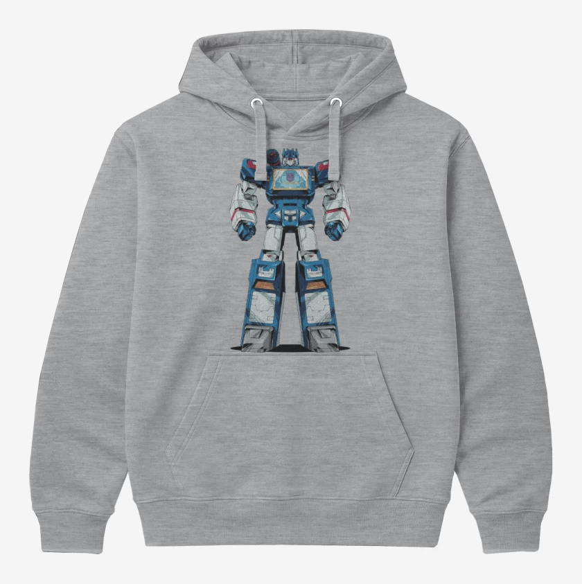 Polerón Canguro Gris Melange de Transformer soundwave