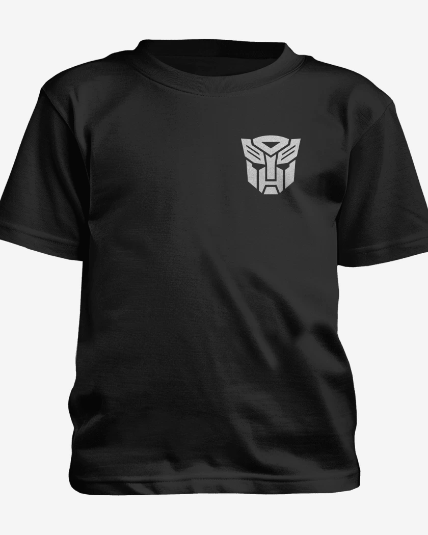 Polera de niño Negro de Transformer bolsillo