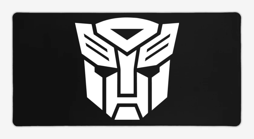 Mouse pad Gamer Negro de Transformer bolsillo