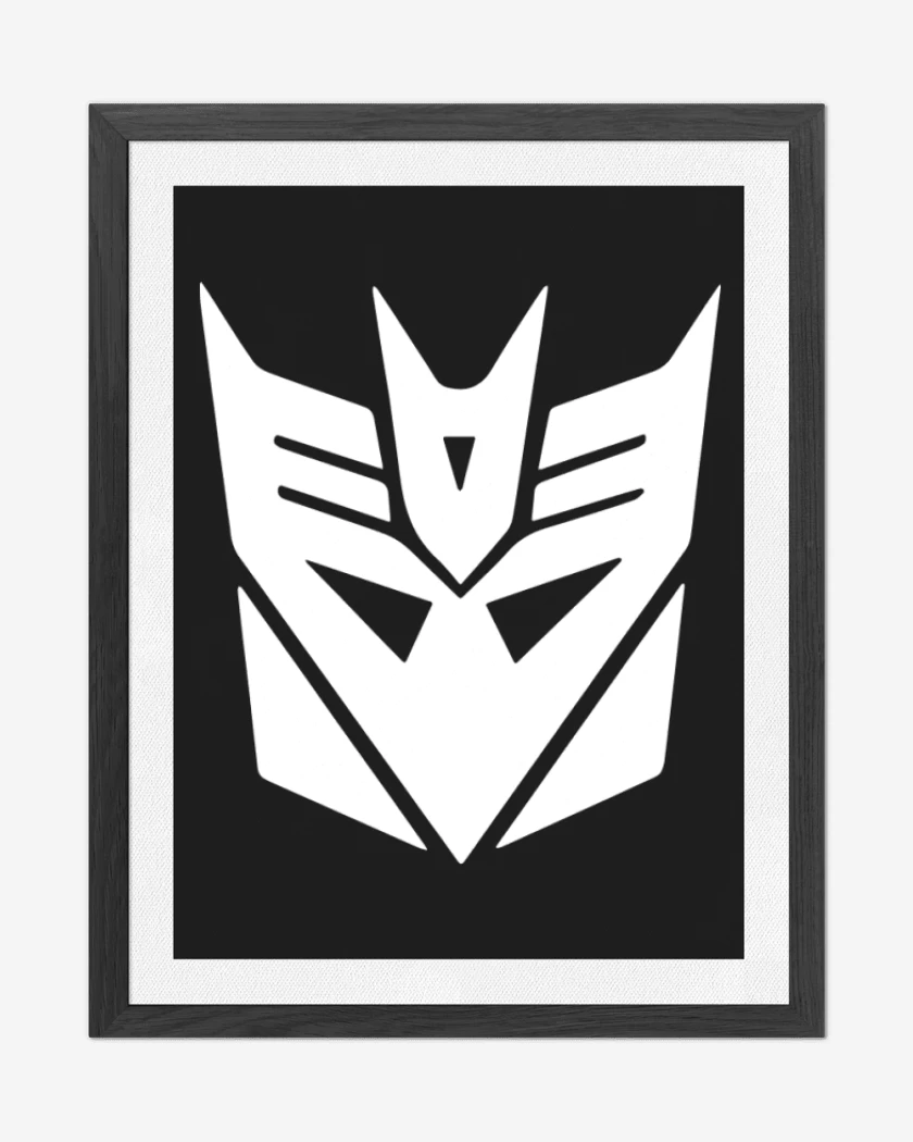 Cuadro decorativo Decepticons bolsillo