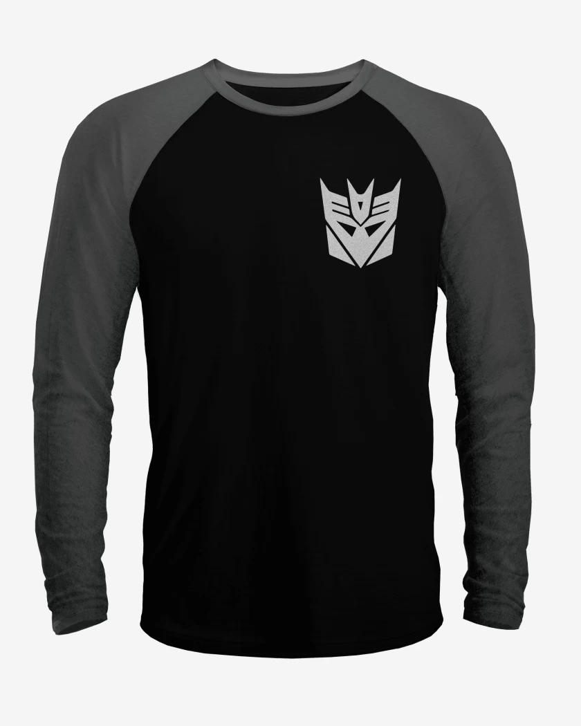 Polera Raglan Decepticons bolsillo