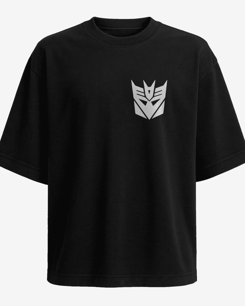 Polera Oversize Decepticons bolsillo