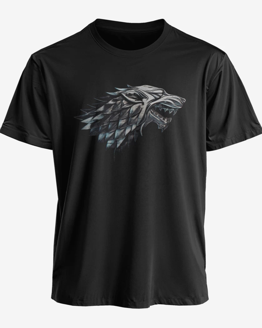 Polera Lobo metalico