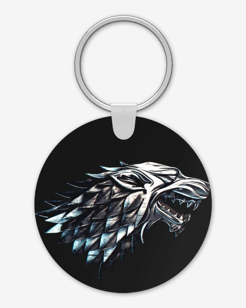 Llavero Lobo metalico