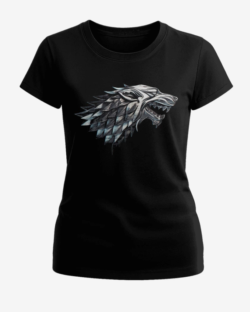 Polera de Mujer Lobo metalico