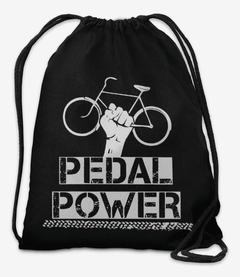 Mochila Negro de Pedal power